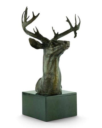 Pierre-Jules Mène (1810–1879) - after - sculptuur, Deer Head