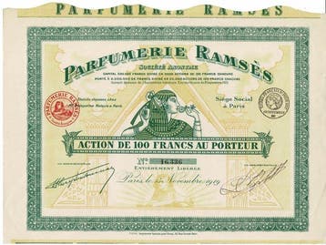 Frankrijk. Francs 1919 - Parfumerie Ramses (Zonder