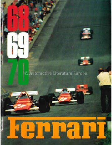 1968-9-70 FERRARI JAARBOEK ITALIAANS, Boeken, Nieuw, Ferrari, Author