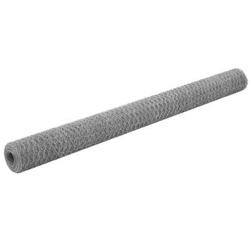 Kippengaas 25x1,5m - Gegalvaniseerd | Retourdeal 34% Korting, Ophalen of Verzenden, Zo goed als nieuw, 20 meter of meer, Gaas