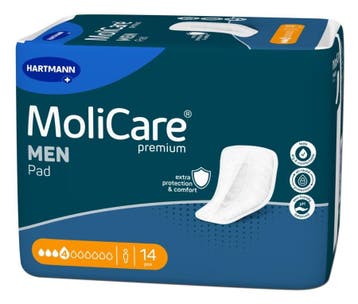 MoliCare Premium MEN PAD 4 druppels - 14 stuks, Verzenden, Nieuw