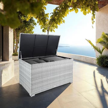 Kussenbox Oslo met aluminium frame 145x82,5x79,5cm, Verzenden, Nieuw