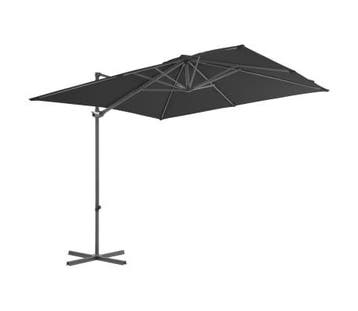Tuinparasol Hangend 250cm | Tweedekansje | OP=OP, Gebruikt, Kantelbaar, Zweefparasol, 2 tot 3 meter
