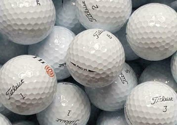 15  Titleist Pro V1 AAAA Lakeballs Golfballen, Verzenden, Gebruikt, Bal(len), Overige merken
