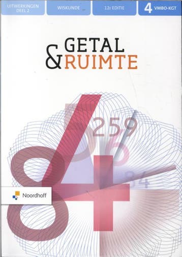 Getal amp Ruimte deel 2 4 vmbo kgt wiskunde ui 9789001893330, Boeken, Verzenden, Zo goed als nieuw