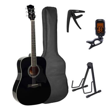 Richwood RD-12-BK Artist Series Dreadnought Akoestische, Muziek en Instrumenten, Snaarinstrumenten | Gitaren | Akoestisch, Ophalen of Verzenden