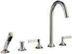 Dornbracht Vaia 5-gats Badmengkraan Platina Mat, Verzenden, Nieuw