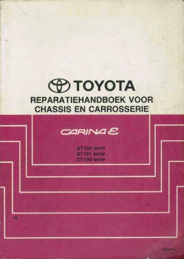 1992 Toyota Carina E AT190 ST191 CT190 Werkplaatshandboek, Verzenden