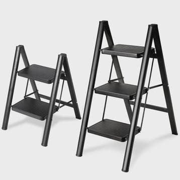 Robuuste Opvouwbare Keukenladder - 150 kg Draagvermogen, Ant, Verzenden, Nieuw