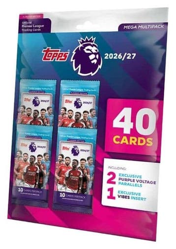 Premier League 2026/2027 Trading Cards Mega Multipack (TCG), Verzenden, Zo goed als nieuw