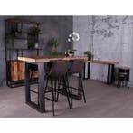 Industriële bartafel Mangohout, Ophalen of Verzenden, Nieuw