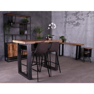 Industriële bartafel Mangohout, Ophalen of Verzenden, Nieuw