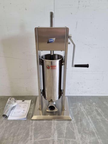 RVS Verticale vulbus stopbus worstvuller 5 liter Horeca, Ophalen of Verzenden, Nieuw in verpakking