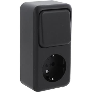 Q-LINK - Wandcontactdoos - Opbouw - 1-voudig Stopcontact -, Ophalen of Verzenden, Nieuw