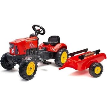 FALK - Rode Supercharger traptractor met te openen motork..., Verzenden, Nieuw