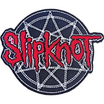 Slipknot - Logo Over Nonagram - patch officiële merchandise, Ophalen of Verzenden, Nieuw, Kleding