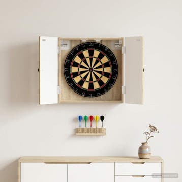 vidaXL Dartbord Kabinet EDE Sonoma Eiken 52,5 x 10,5 x 53,5, Verzenden, Nieuw