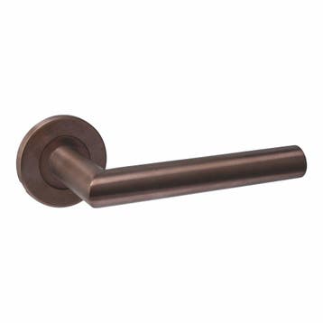 Intersteel deurkruk Q 01 op rozet verdekt ø52x6mm -  PVD, Verzenden, Nieuw