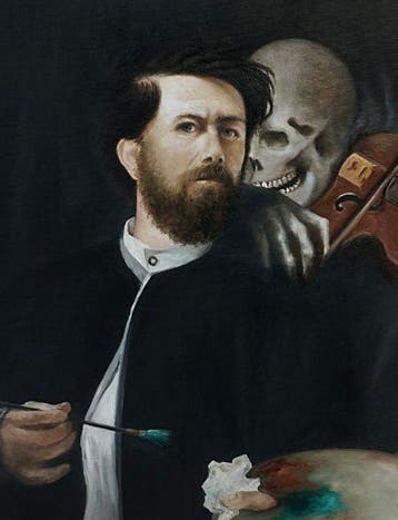 Clara Lumière (XX-XXI) - Autoritratto, da Arnold Böcklin