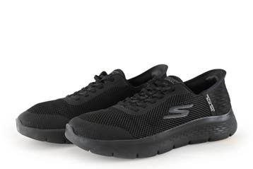 Skechers Instappers in maat 40 Zwart, Kleding | Dames, Skechers, Verzenden, Zo goed als nieuw, Instappers