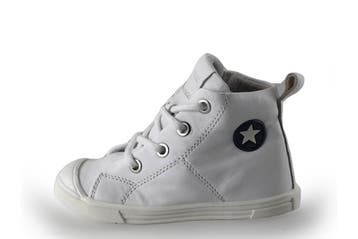 Jopper Hoge sneakers Jongens in maat 24 Wit, Verzenden, Schoenen, Zo goed als nieuw, Jongen of Meisje