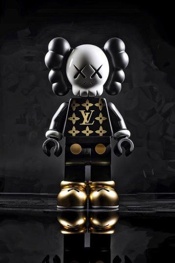 Artxlife - Golden Vuitton Lego Kaws, Nieuw