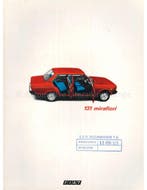 1974 FIAT 131 MIRAFIORI BROCHURE NEDERLANDS, Nieuw, Author