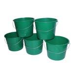 Emmers - Huishoudemmers - 10 liter - Set van 5 stuks - 8, Ophalen of Verzenden, Nieuw