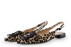 Notre-V Slingbacks in maat 36 Panter, Kleding | Dames, Schoenen, Notre-V, Overige kleuren, Verzenden, Zo goed als nieuw