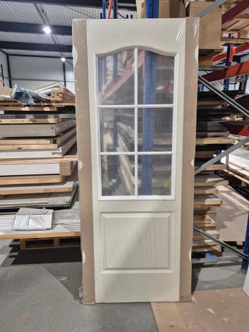 Cando binnendeur Toronto 6 ruit blank glas.  Opdek rechts., Ophalen of Verzenden, Nieuw