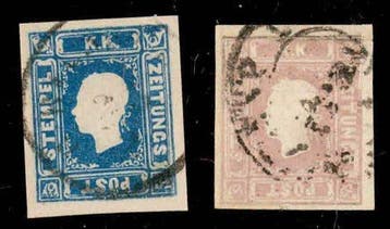 Oostenrijk 1858 - Oostenrijkse krantenzegels uit 1958 in, Gestempeld