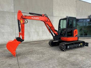 Veiling: Midigraafmachine Kubota KX155-5 Diesel 2017, Ophalen, Graafmachine