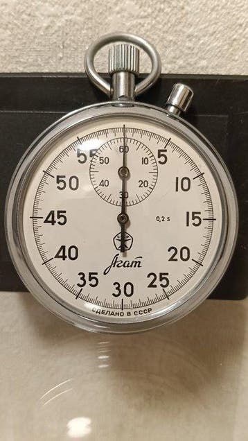 Soviet mechanical stopwatch Agat of the Zlatoustiv watch