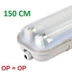 PARTIJ UITVERKOOP  !!!LED TL armatuur dubbel TL 150cm., Kunststof, Overige typen, Nieuw, Ophalen of Verzenden