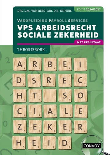 9789463175623 VPS Arbeidsrecht Sociale Zekerheid 2026/202..., Boeken, Studieboeken en Cursussen, Verzenden, Nieuw, L.M. van Rees