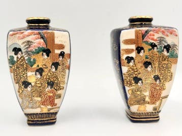 Vaas - Porselein - Japan - Meiji periode (1868-1912) -