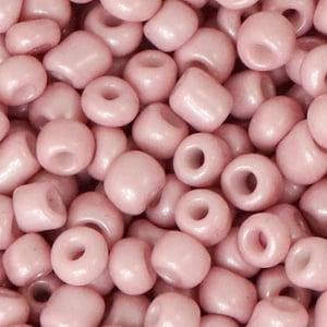 20 gram Glaskralen Rocailles 6/0 (4mm) Antique pink (4 mm 6), Ophalen of Verzenden, Nieuw, Kraal