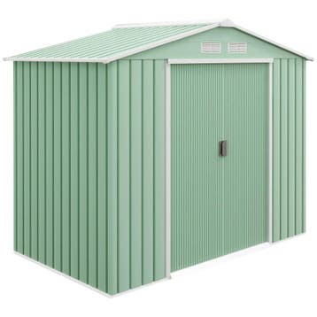 TRUUSK Tuinhuisje Met Schuifdeuren - Staal - Weerbestendig -, Verzenden