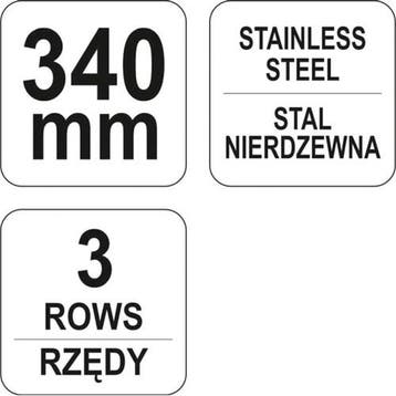 Yato Yt-6336 Staalborstel, Verzenden, Nieuw