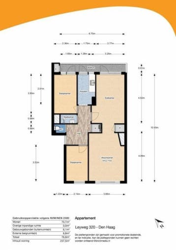 Te Huur 4 Kamer Appartement Leyweg In Den Haag, Den Haag, Den Haag, Direct bij eigenaar, Appartement