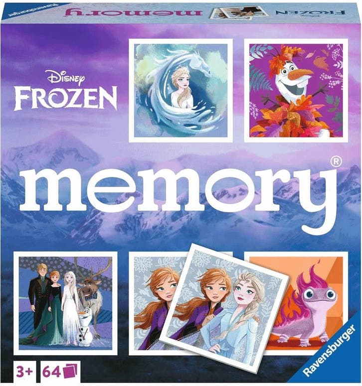 Frozen - Memory | Ravensburger - Kinderspellen, Hobby en Vrije tijd, Gezelschapsspellen | Kaartspellen, Nieuw, Verzenden