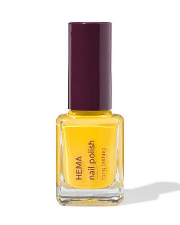 HEMA Long lasting nagellak 302 sunny flowers, Verzenden, Nieuw, Geel
