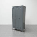 3-deurs retro lockerkast - 180x90x50 cm (met schade), Huis en Inrichting, Ophalen of Verzenden, Nieuw