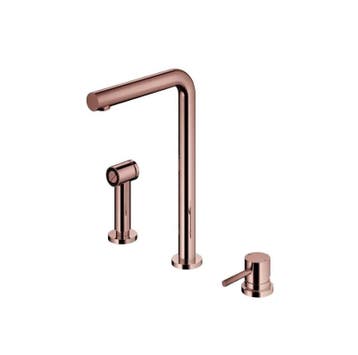 HOTBATH FELLOW 3 GATS KEUKENMENGKRAAN ROSÉ GOUD, Ophalen of Verzenden, Nieuw