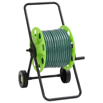vidaXL Slanghaspelkar en slangkoppelset 0,75 staand 30 m, Tuin en Terras, Tuinslangen, Verzenden, Nieuw