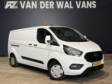 Ford Transit Custom 2.0 TDCI L2H1 Euro6 Airco | Camera | Omv, Stof, Gebruikt, Wit, Dealer onderhouden