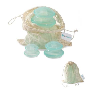 Cupping set siliconen (soft, 4 stuks), Nieuw