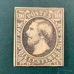 Luxemburg 1852 - 10 cent Willem meermaals gekeurd - MH -, Gestempeld