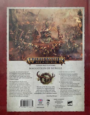 Maggotkin of Nurgle Chaos Battletome (Warhammer Age of, Hobby en Vrije tijd, Wargaming, Ophalen of Verzenden, Nieuw
