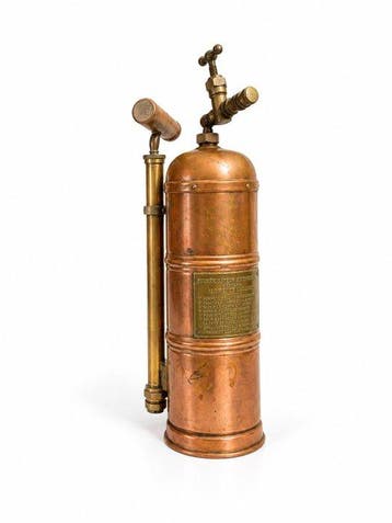 Pulvérisateur ancien Muratori à haute pression authentique -